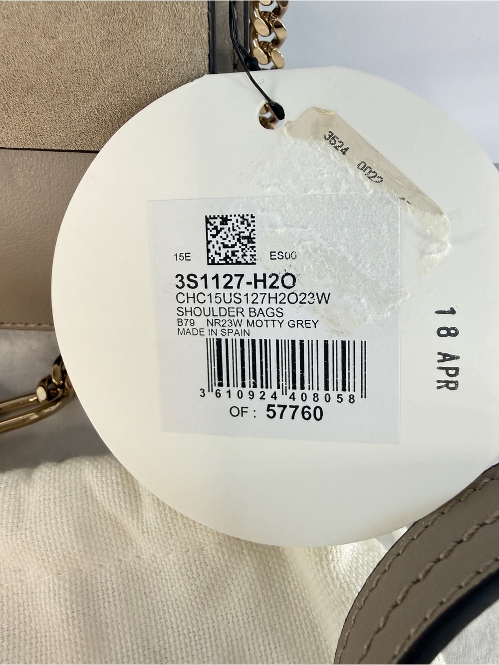 Chloé Small Faye Bag Motty Grey - NWT New With Dust Bag & Cards - Picture 10 of 11